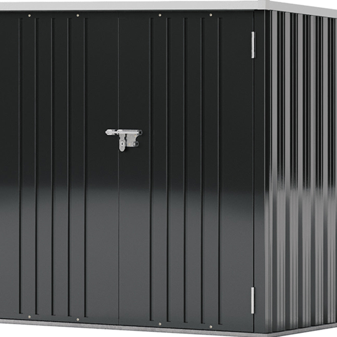 5.5x3 ft Garden Metal Tool Shed, Outdoor Patio Storage Shed