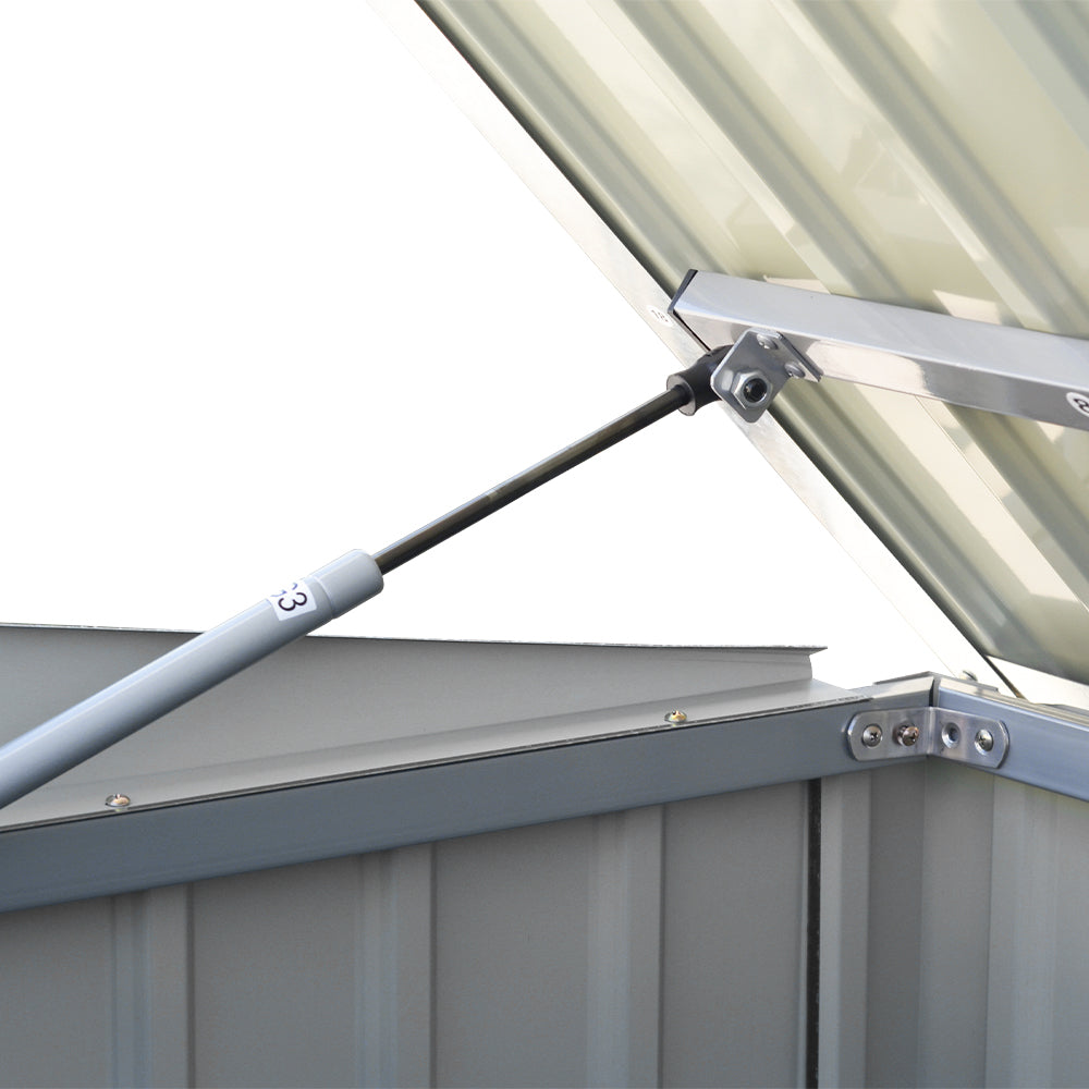 6.8x4.2ft High-quality steel bicycle shed