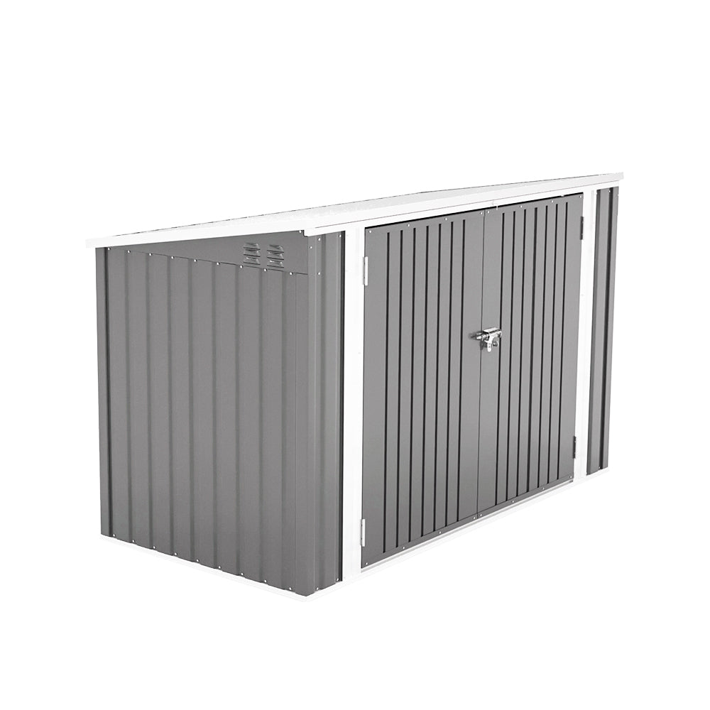 6.8x4.2ft High-quality steel bicycle shed