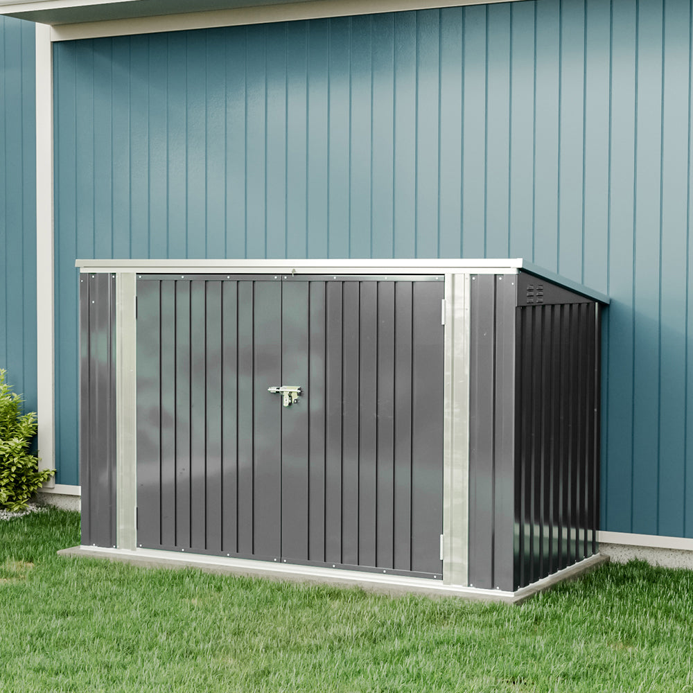 6.8x4.2ft High-quality steel bicycle shed