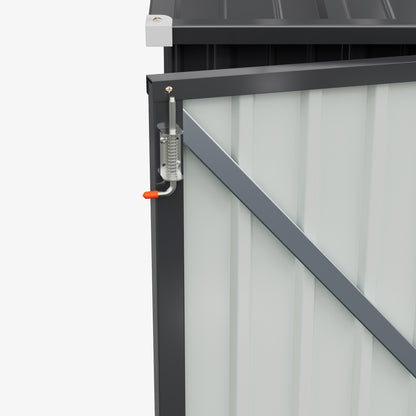 10x5 FT Pent Roof Metal Garden Tool Storage Shed