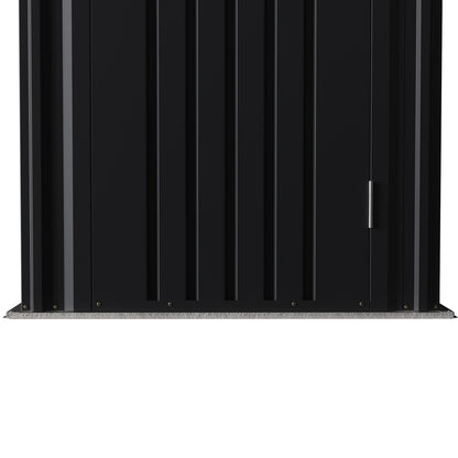 4x4 FT Metal Apex Roof Garden Tool Storage Shed