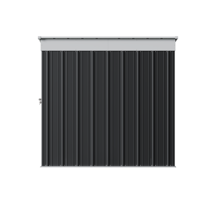 4x6 FT Metal Pent Roof Garden Tool Storage Shed