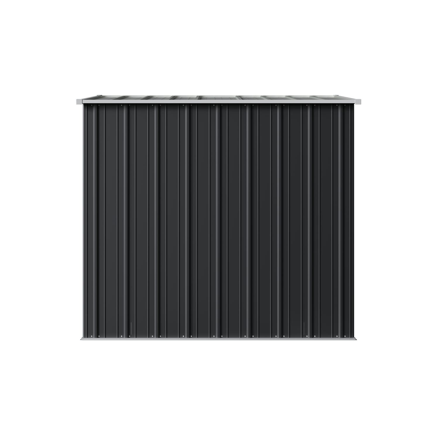 4x6 FT Metal Pent Roof Garden Tool Storage Shed