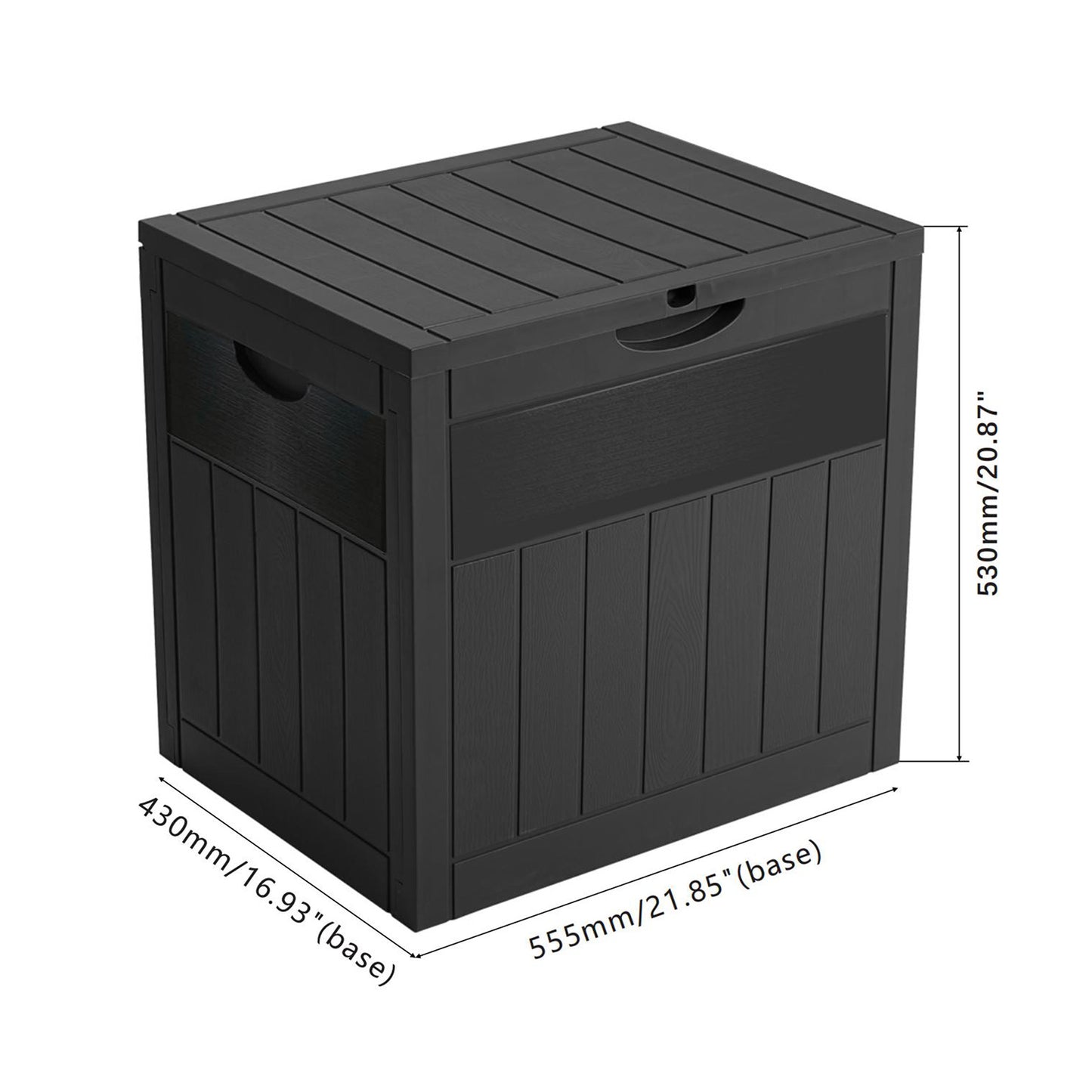 126L Waterproof Large Plastic Storage Box with a Padlock