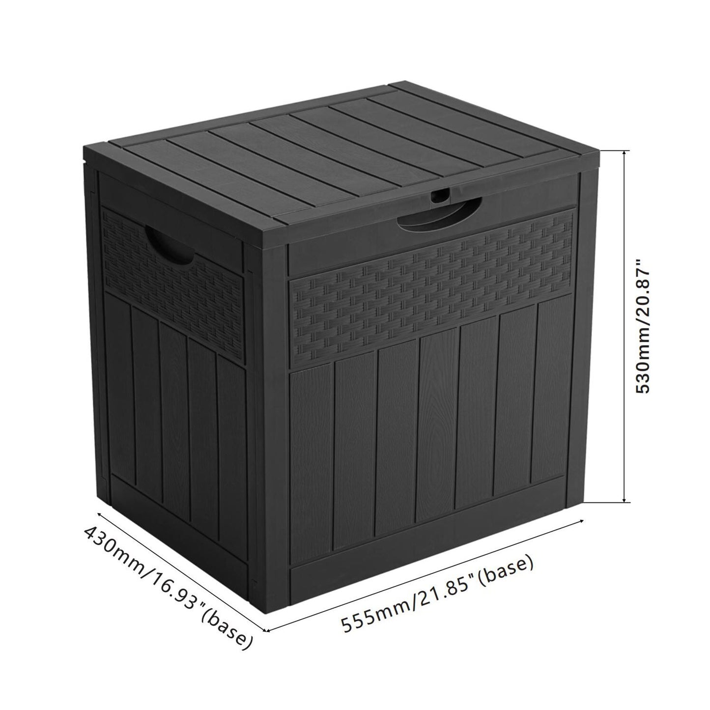 126L Waterproof Large Plastic Storage Box with a Padlock