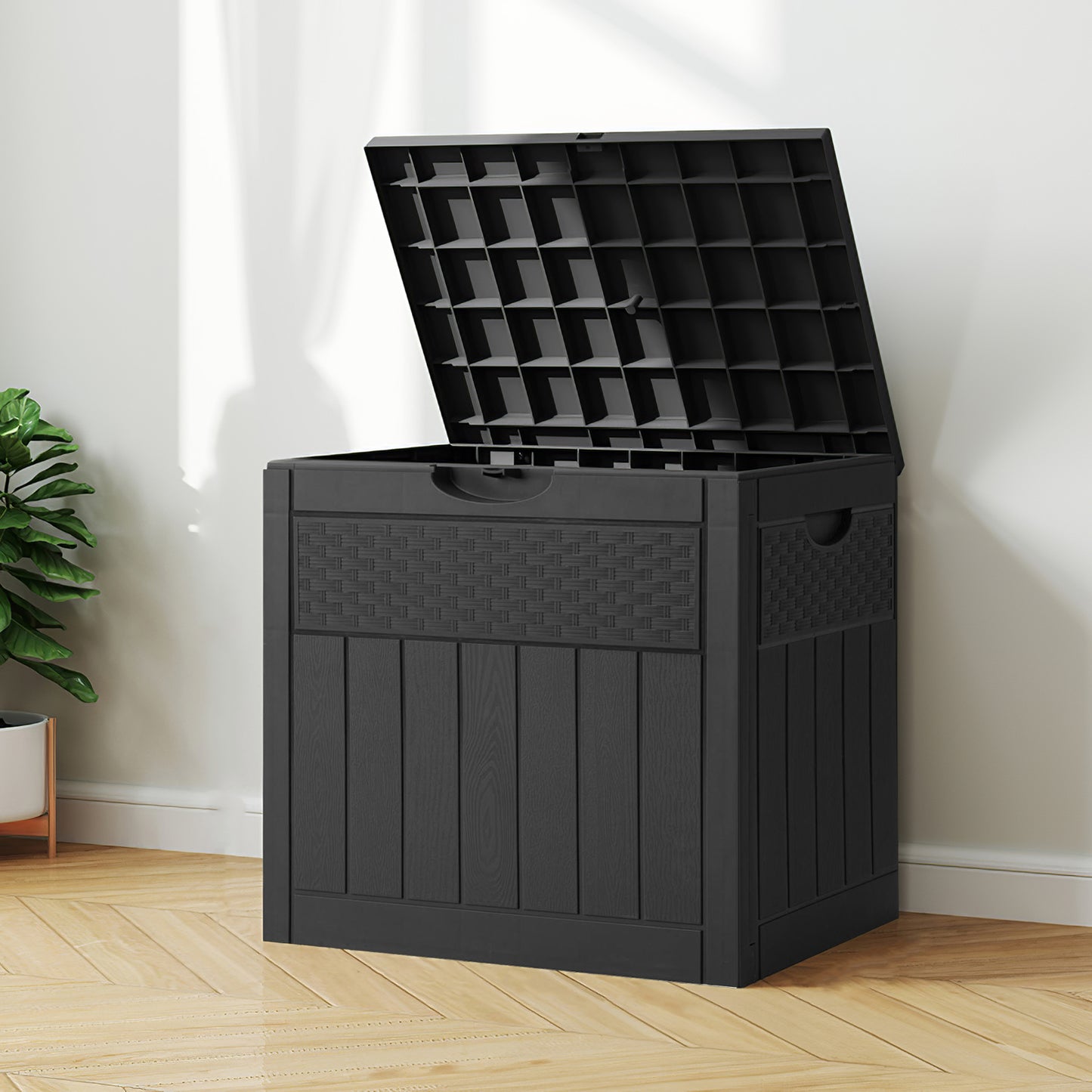 126L Waterproof Large Plastic Storage Box with a Padlock