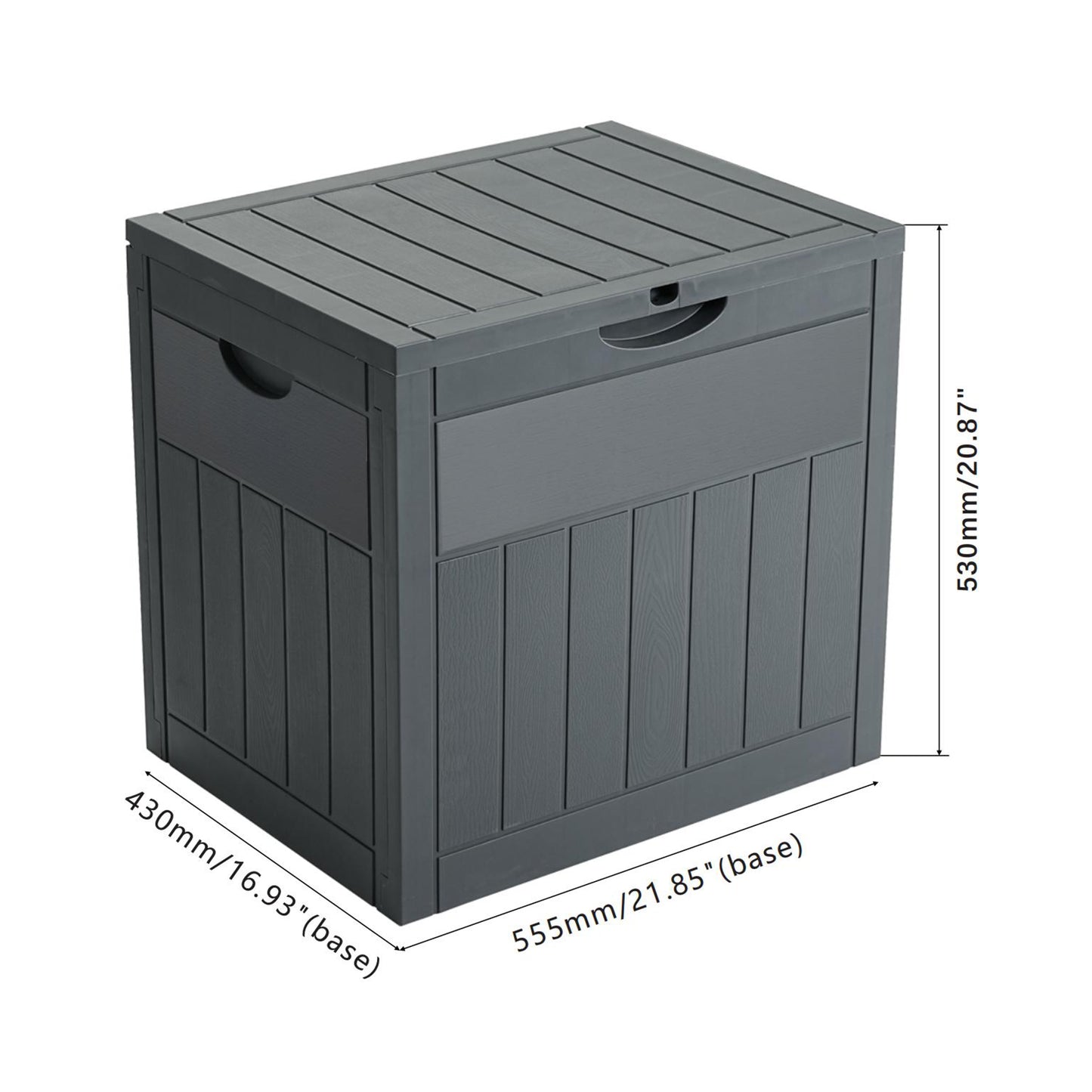 126L Waterproof Large Plastic Storage Box with a Padlock