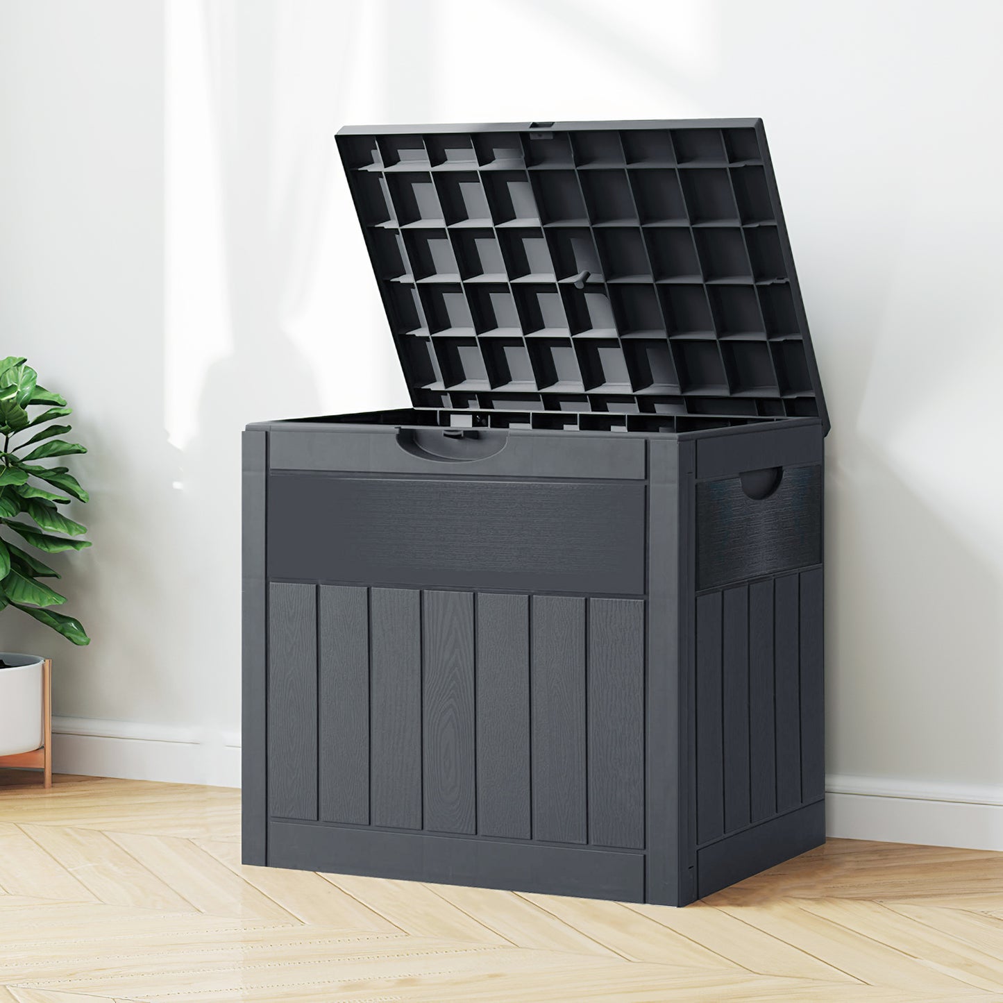 126L Waterproof Large Plastic Storage Box with a Padlock
