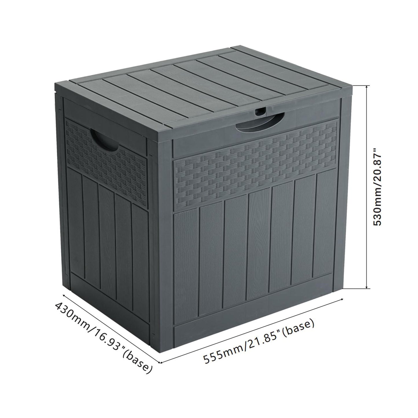 126L Waterproof Large Plastic Storage Box with a Padlock