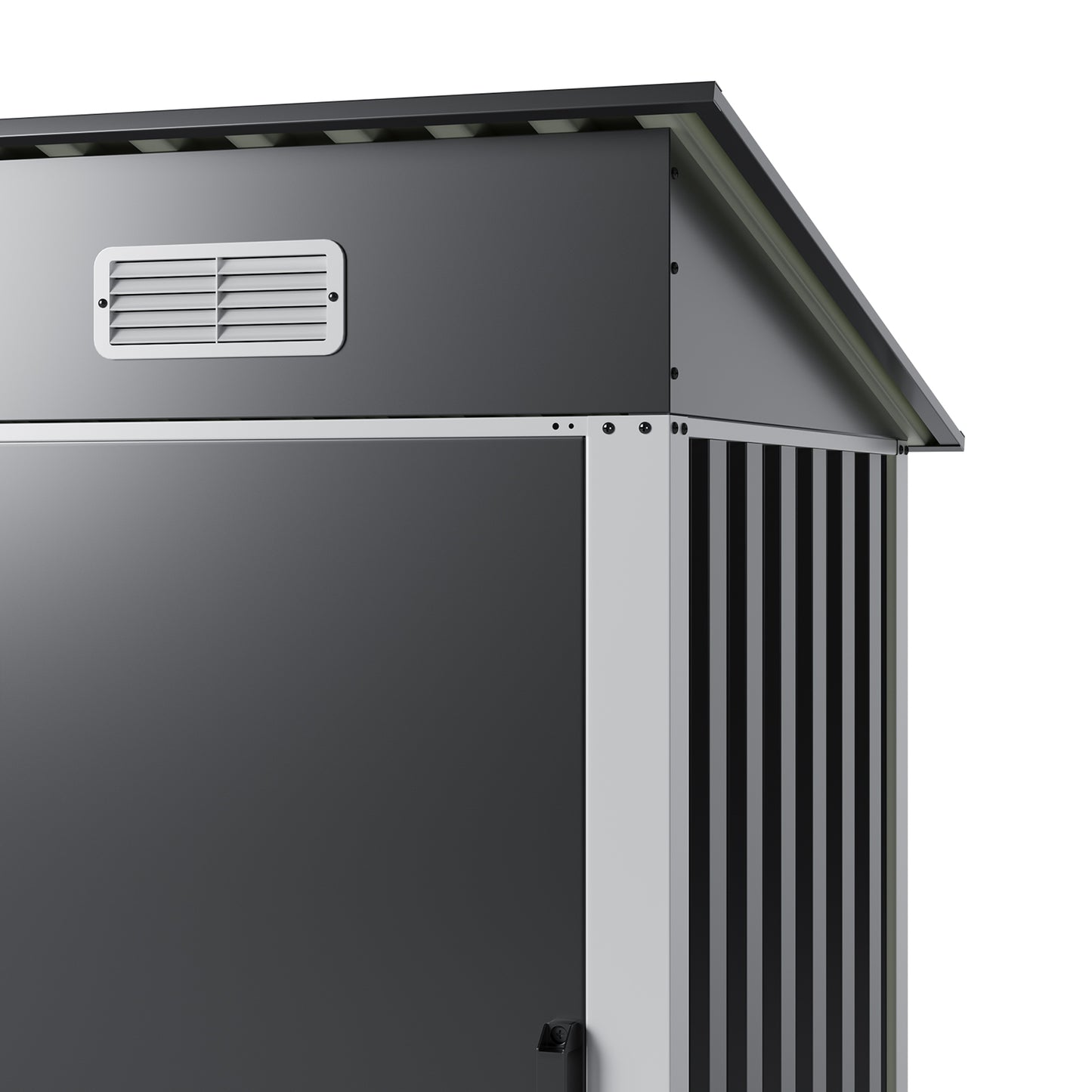 5 x 3FT Metal Garden Storage Shed with Lockable Door