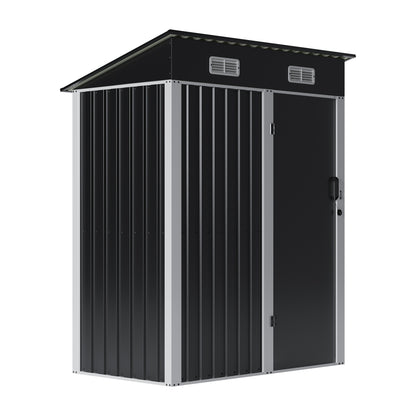 5 x 3FT Metal Garden Storage Shed with Lockable Door