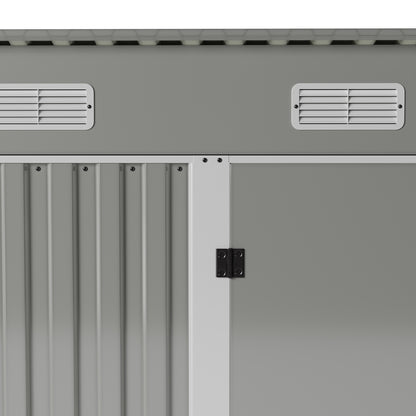 5 x 3FT Metal Garden Storage Shed with Lockable Door