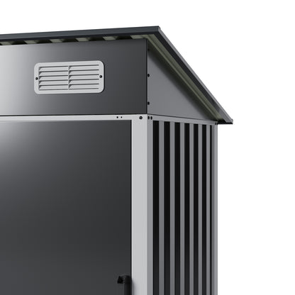 4 x 3FT Metal Garden Storage Shed with Lockable Door