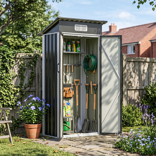 3x2FT Outdoor Metal Garden Storage Shed