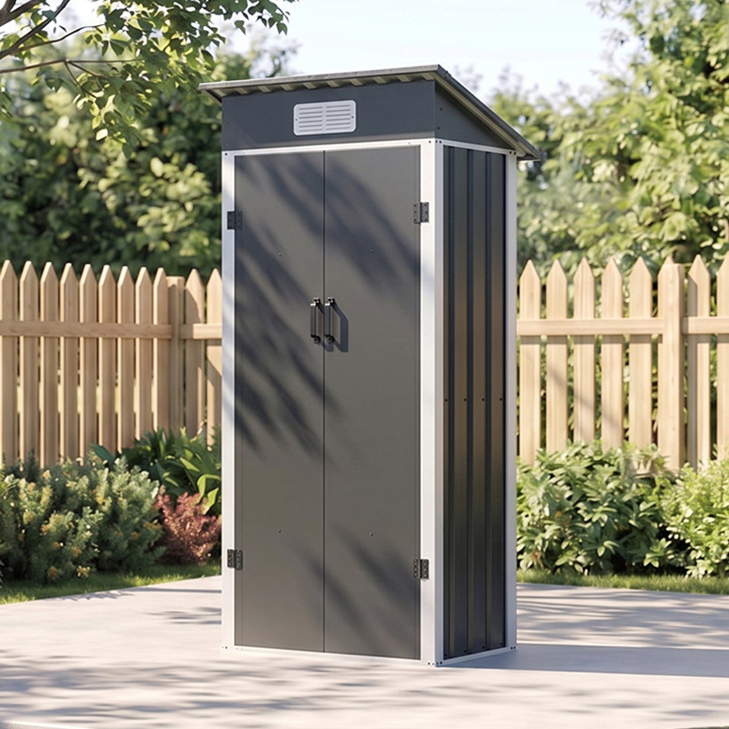 3x2FT Outdoor Metal Garden Storage Shed
