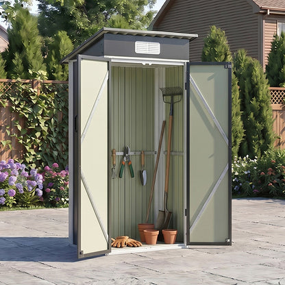 3x2FT Outdoor Metal Garden Storage Shed