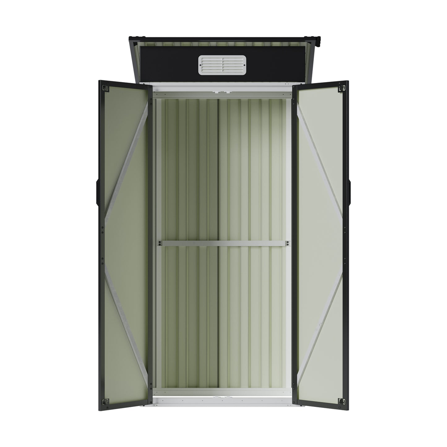 3x2FT Outdoor Metal Garden Storage Shed