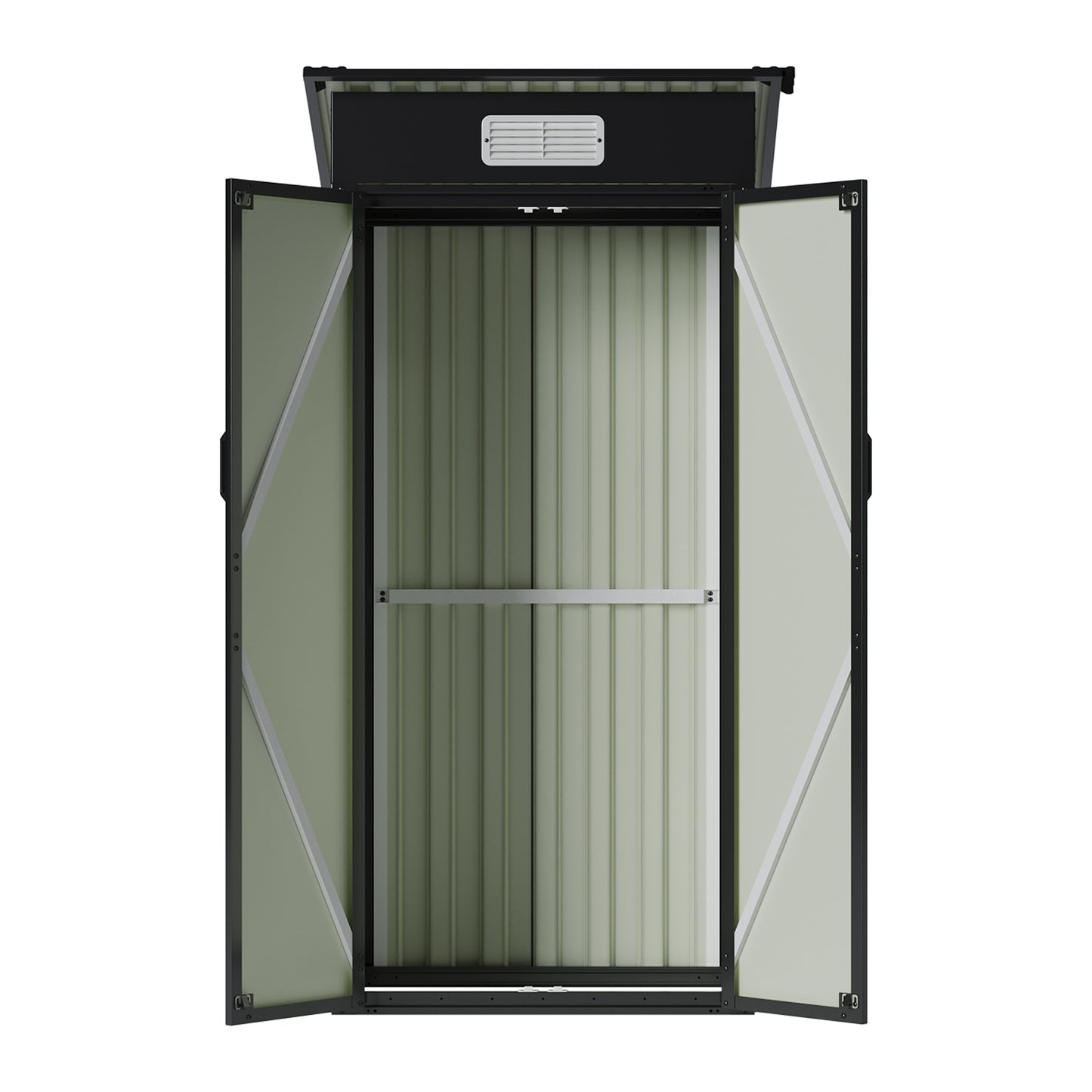 3x2FT Outdoor Metal Garden Storage Shed