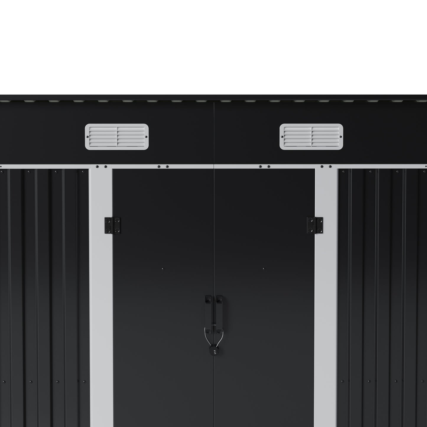 6x4FT Outdoor Metal Garden Storage Shed