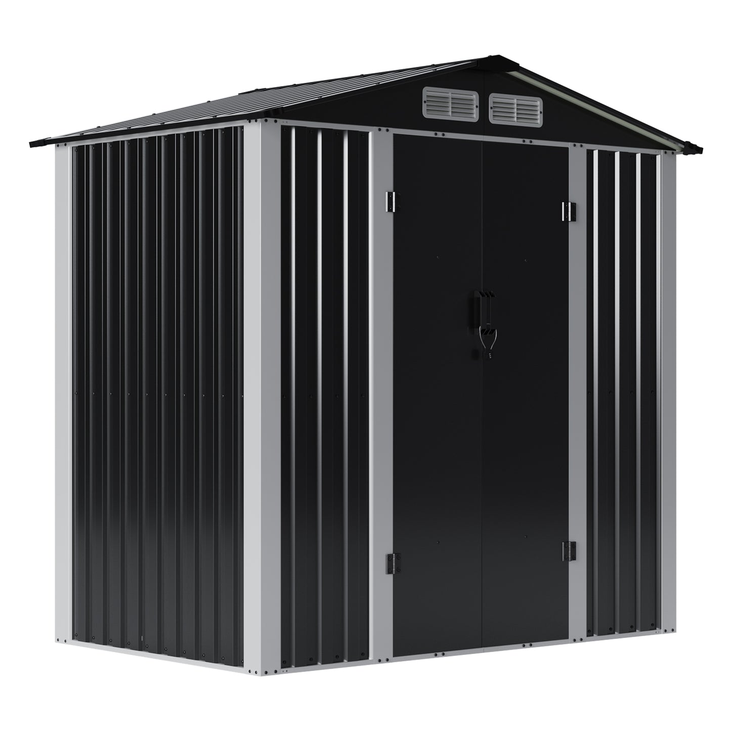 Metal Garden Storage Shed with Lockable Door