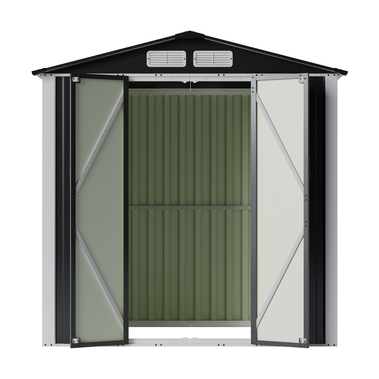 Metal Garden Storage Shed with Lockable Door
