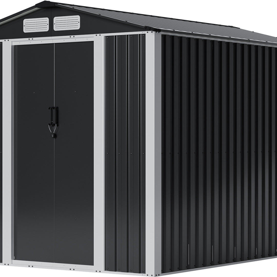 Metal Garden Storage Shed with Lockable Door