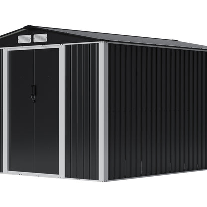 Metal Garden Storage Shed with Lockable Door