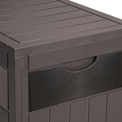 126L PP Garden Storage Box with Combination Padlock