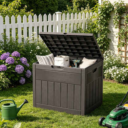 126L PP Garden Storage Box with Combination Padlock