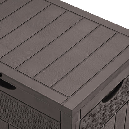 126L PP Garden Storage Box with Combination Padlock