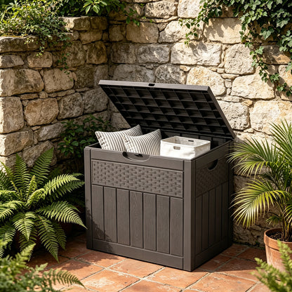 126L PP Garden Storage Box with Combination Padlock