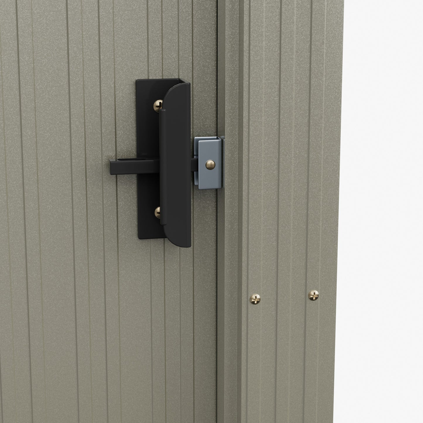 3 x 5FT Outdoor Metal Storage Shed with Lockable Door