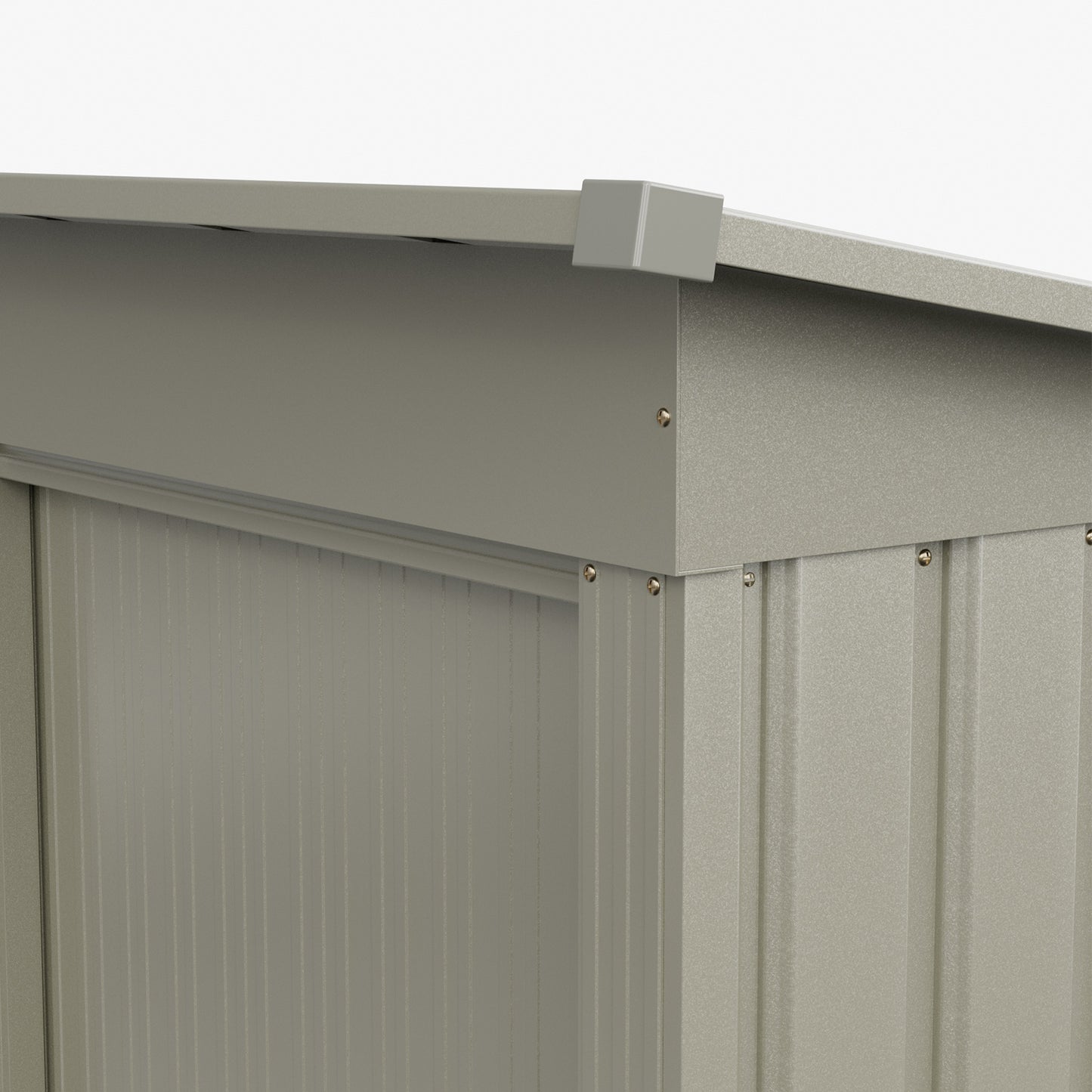 3 x 5FT Outdoor Metal Storage Shed with Lockable Door