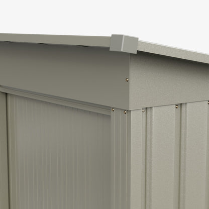 3 x 5FT Outdoor Metal Storage Shed with Lockable Door