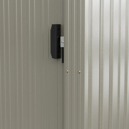 3 x 5FT Outdoor Metal Storage Shed with Lockable Door