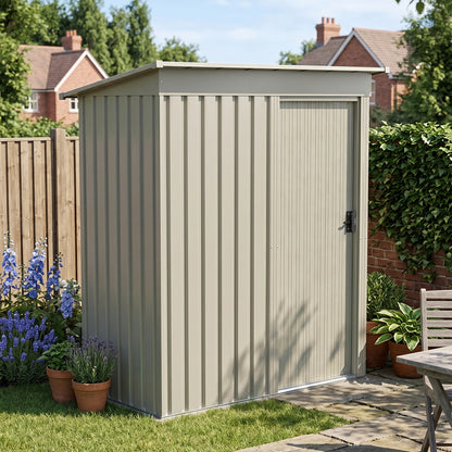 3 x 5FT Outdoor Metal Storage Shed with Lockable Door
