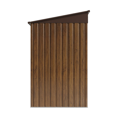 4 x 6FT Metal Pent Roof Garden Tool Shed