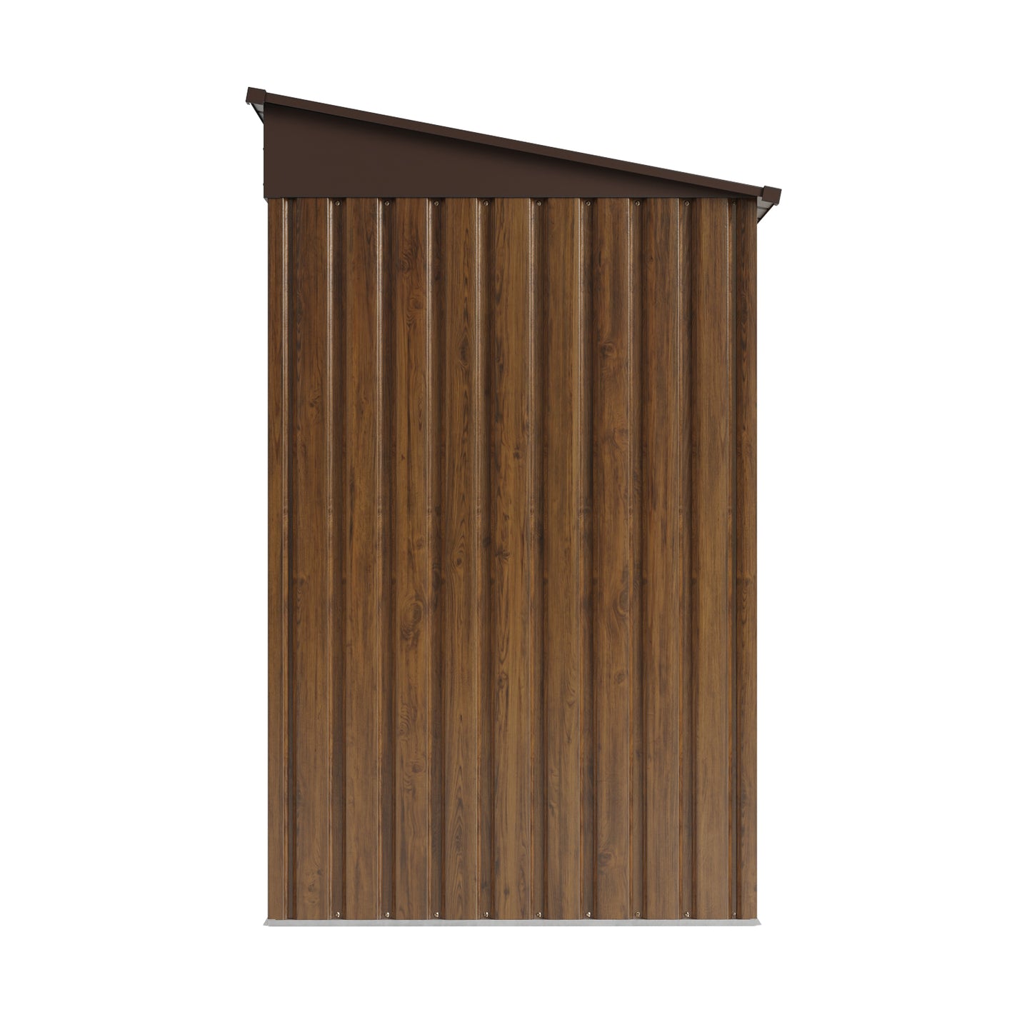 4 x 6FT Metal Pent Roof Garden Tool Shed