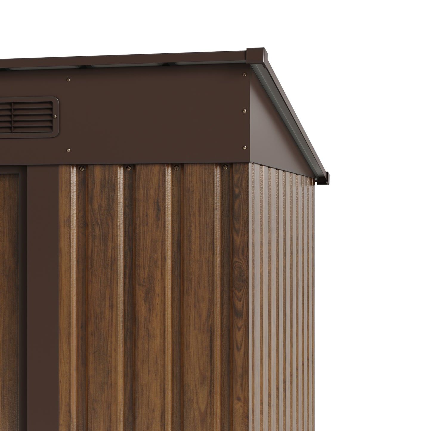 4 x 6FT Metal Pent Roof Garden Tool Shed