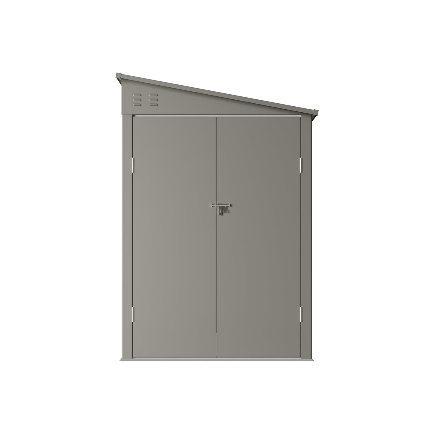 4.6 x 9FT Metal Pent Roof Garden Storage Shed