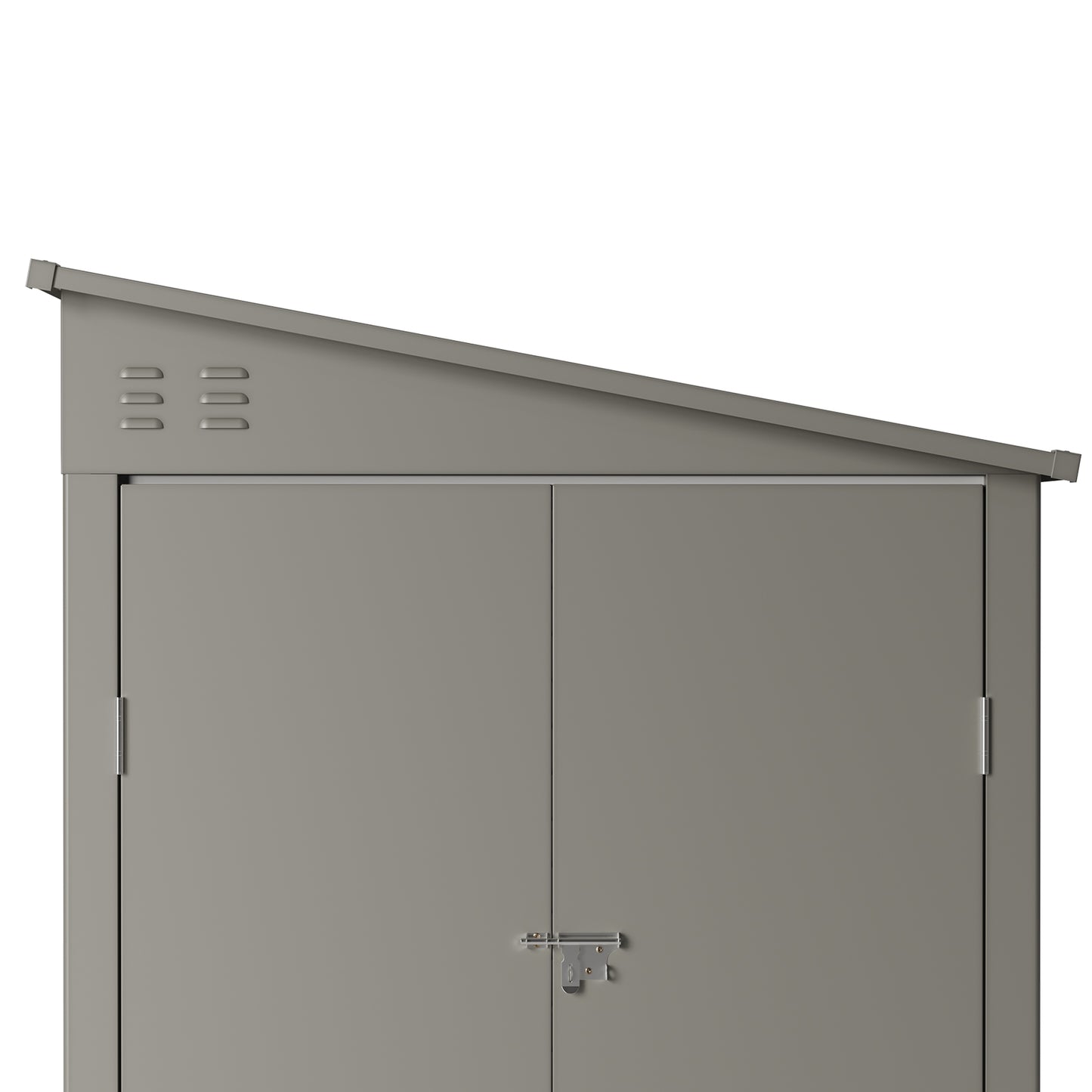 4.6 x 9FT Metal Pent Roof Garden Storage Shed