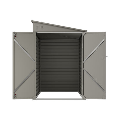 4.6 x 9FT Metal Pent Roof Garden Storage Shed