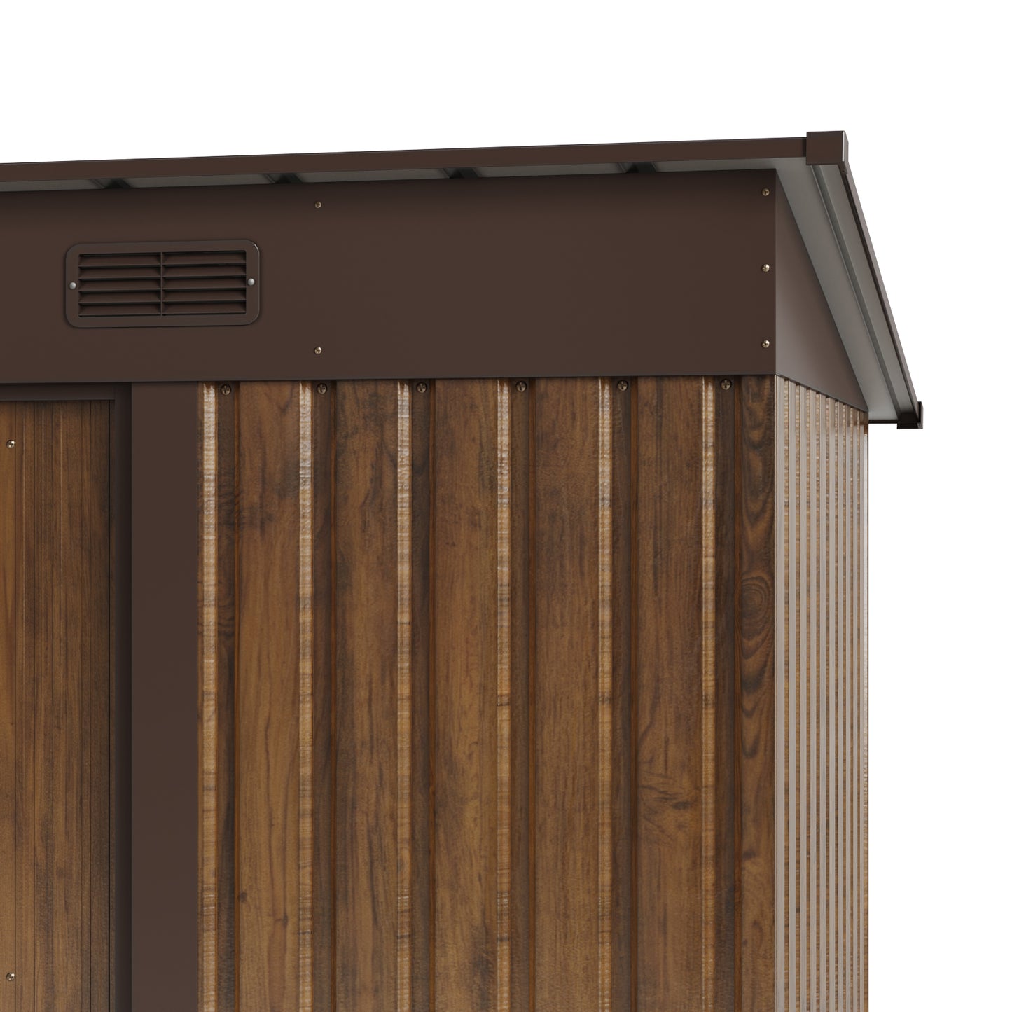 4 x 8FT Metal Storage Tool Shed for Garden Patio