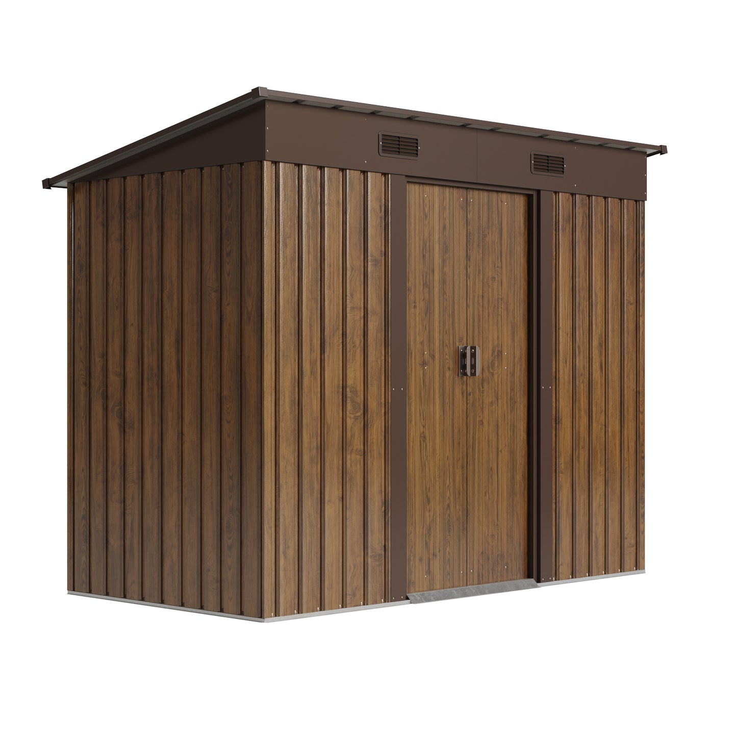 4 x 8FT Metal Storage Tool Shed for Garden Patio