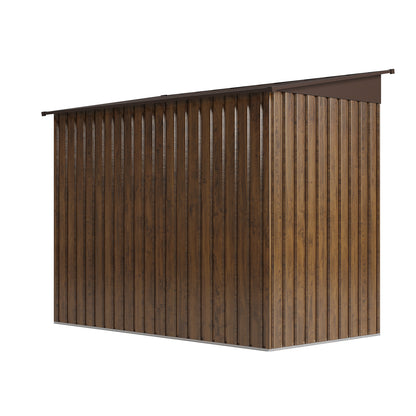 4 x 8FT Metal Storage Tool Shed for Garden Patio