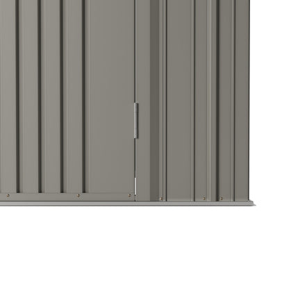 4x6FT Metal Garden Storage Shed with Lockable Door