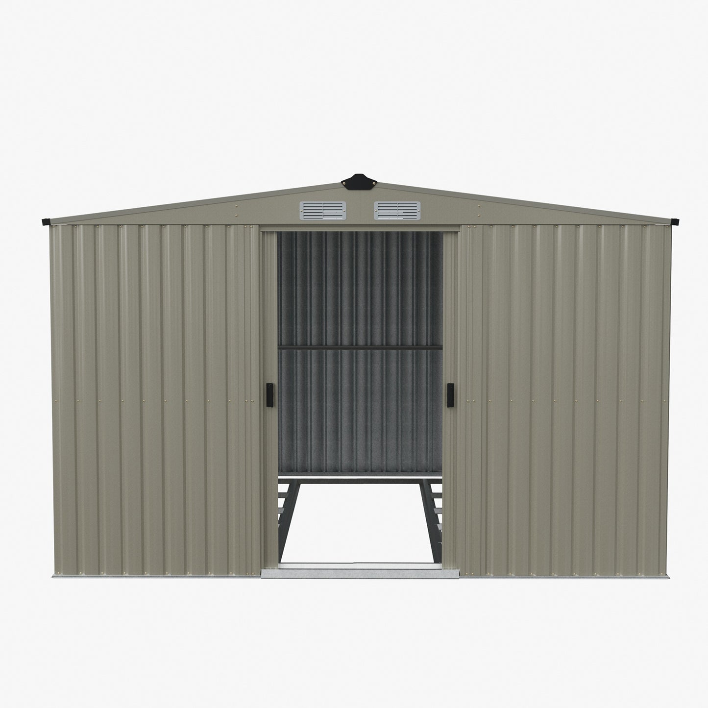 12x10FT Outdoor Metal Garden Storage Shed
