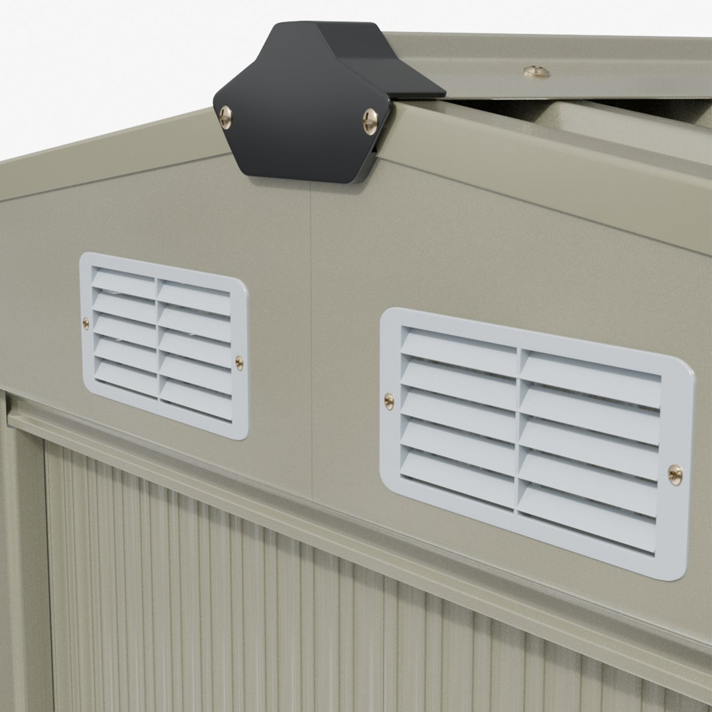 12x10FT Outdoor Metal Garden Storage Shed