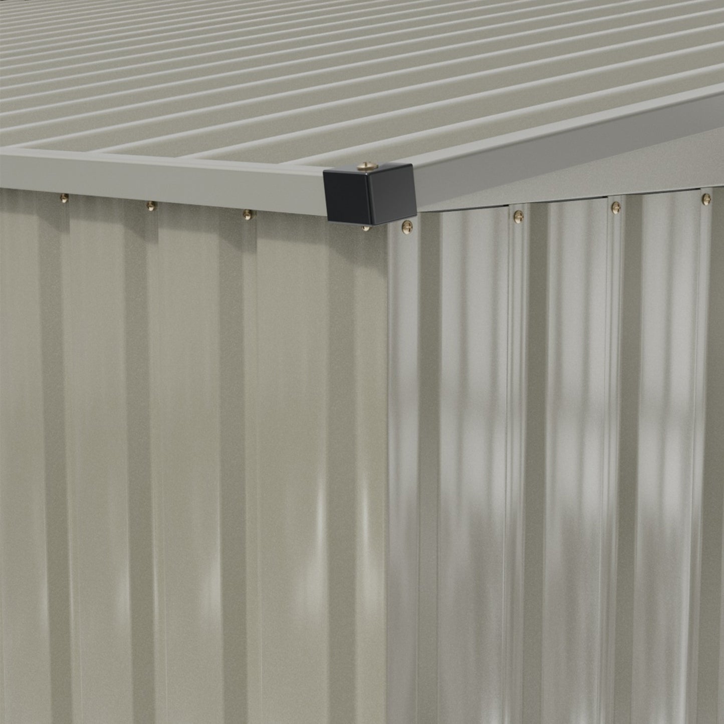 10x8 FT Large Metal Garden Tool Storage Shed